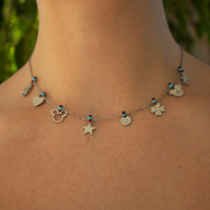 Story Necklace on Silver Chain