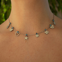 Story Necklace on Silver Chain
