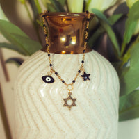 Enamel Beaded Necklaces with On-Trend Charms