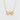 Infinity with Small Heart on Yellow Gold Chain