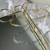 Paper Clip Chain Necklace