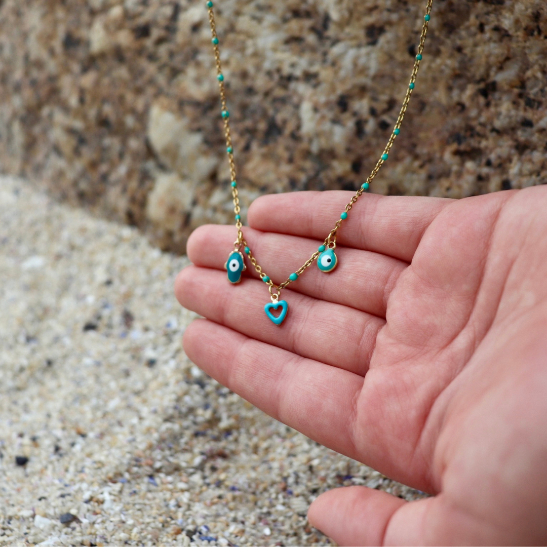 Enamel Beaded Bracelet