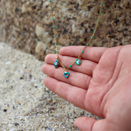 Enamel Beaded Necklace