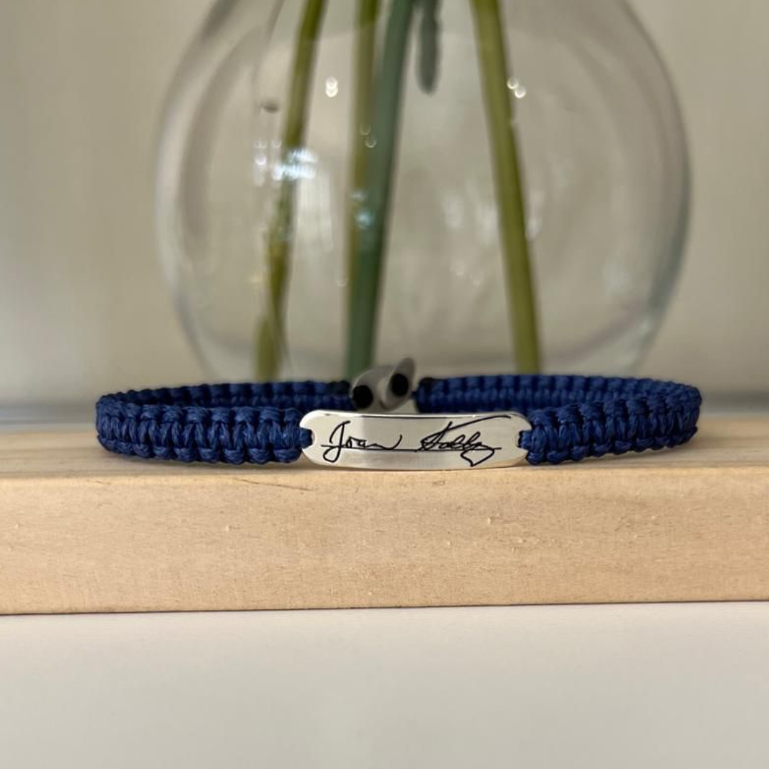 Signature Script Bracelet