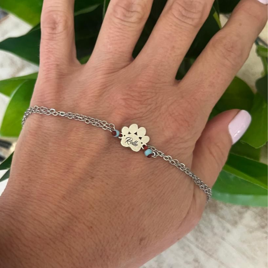 Paw Pet Print Bracelet