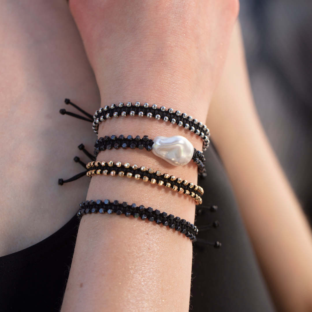 Noir Lux Bracelet Stack