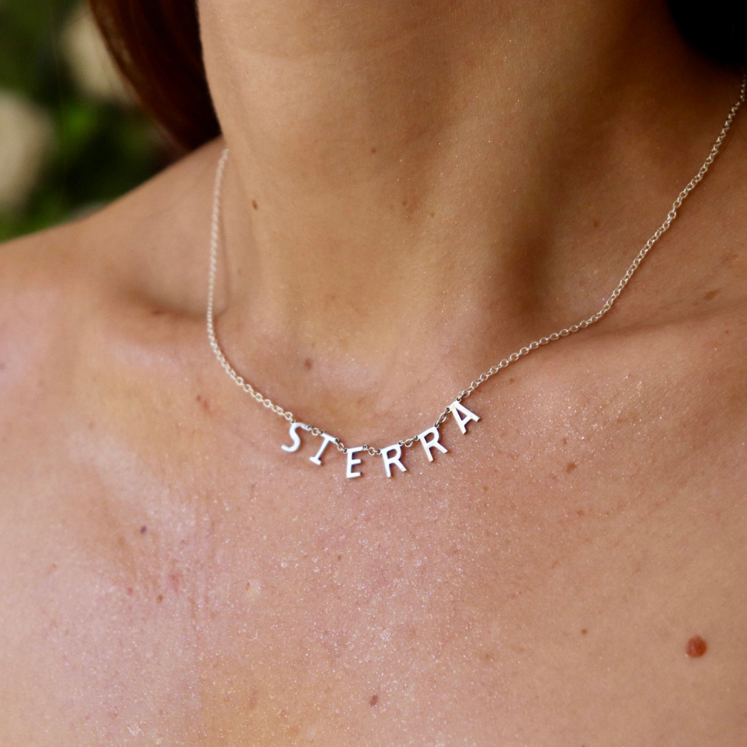 Letter Cascade Necklace