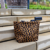 Brown Leopard Print Bag