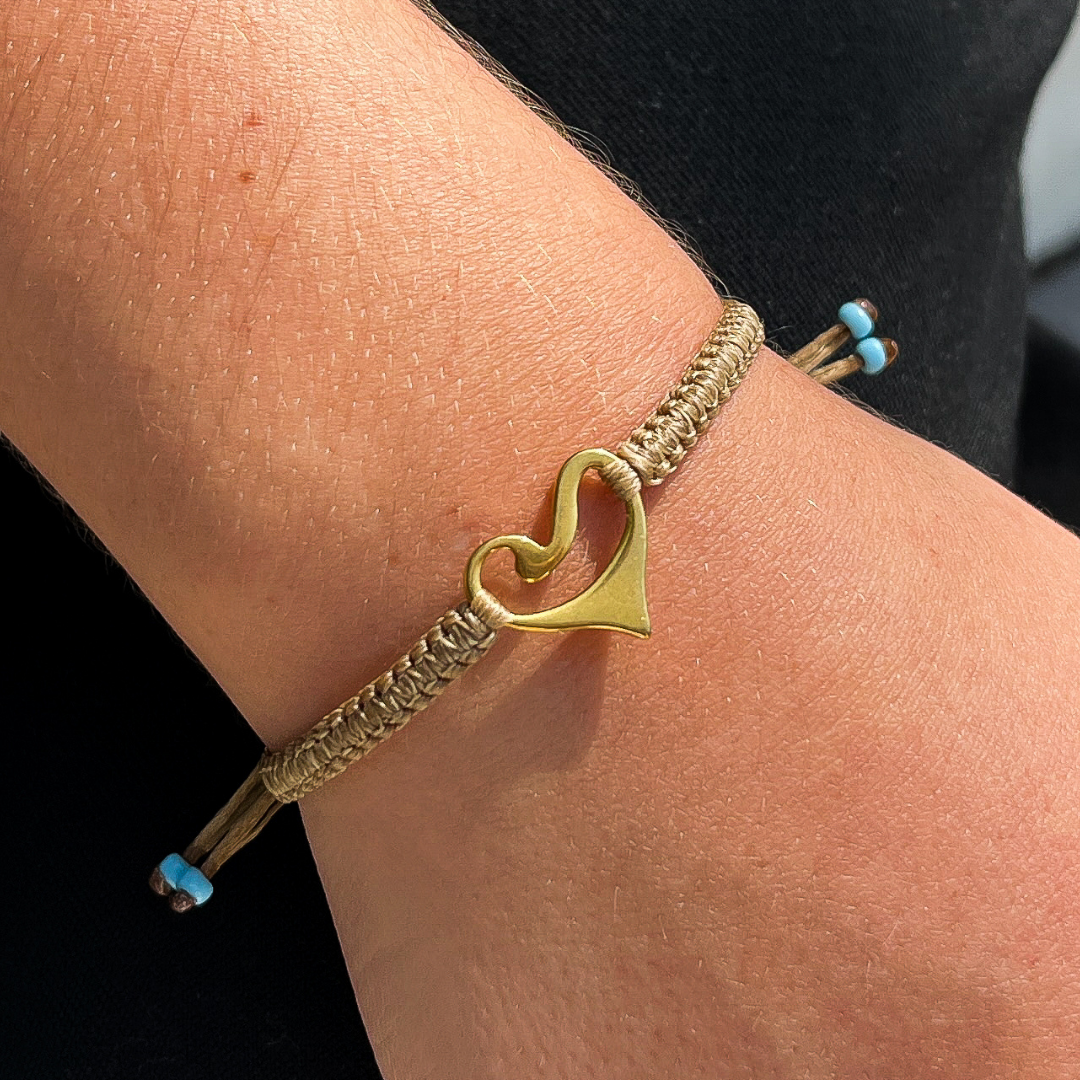 Heart Cutout Charm Bracelet