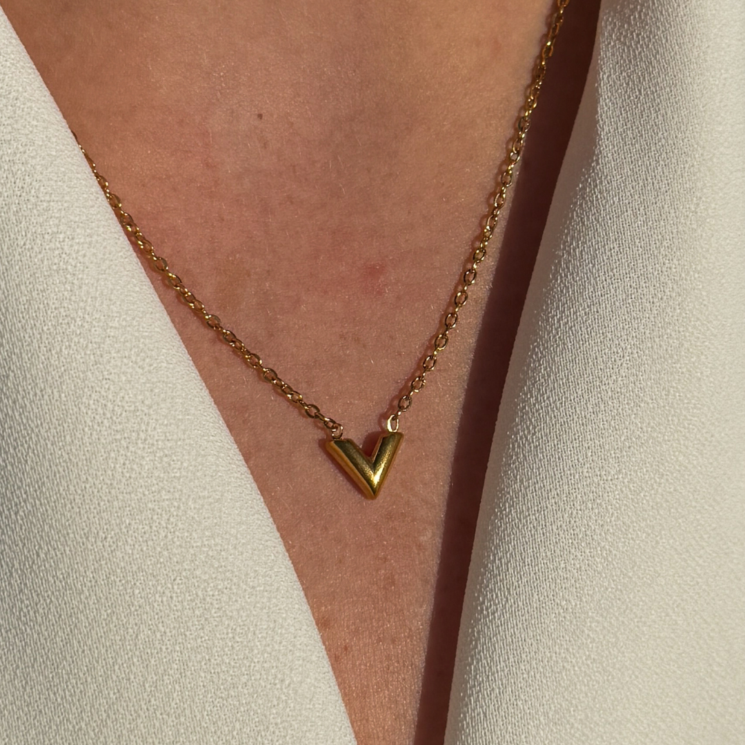 Pendant on Yellow Gold Chain