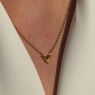 Pendant on Yellow Gold Chain