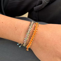Hematite Woven Bracelet
