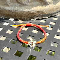 Pebbled Disk Bracelets