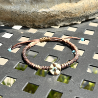 Pebbled Disk Bracelets