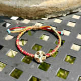 Pebbled Disk Bracelets