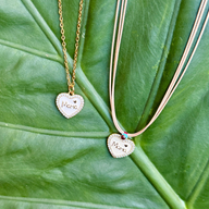 Mama Heart Charm Necklace