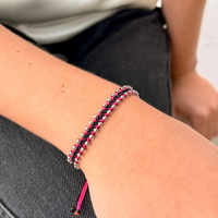 Hematite Woven Bracelet