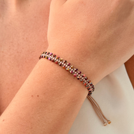 Hematite Woven Bracelet