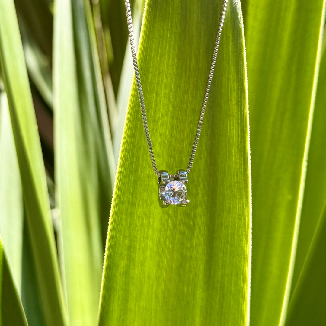 Clear Rhinestone Necklace
