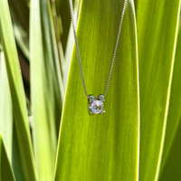 Clear Rhinestone Necklace