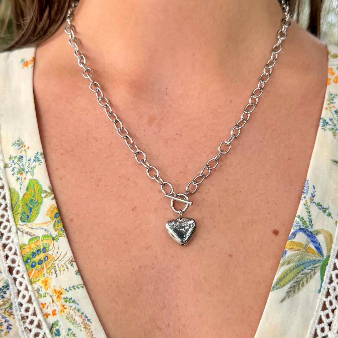 Chunky Heart Necklace