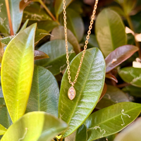 Rhinestone Tear Drop Necklace