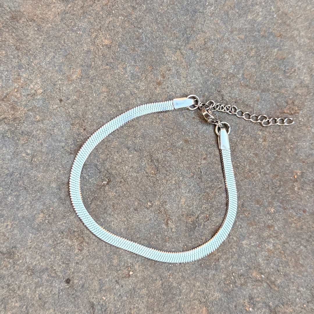 Silver Snake Chain Bracelet