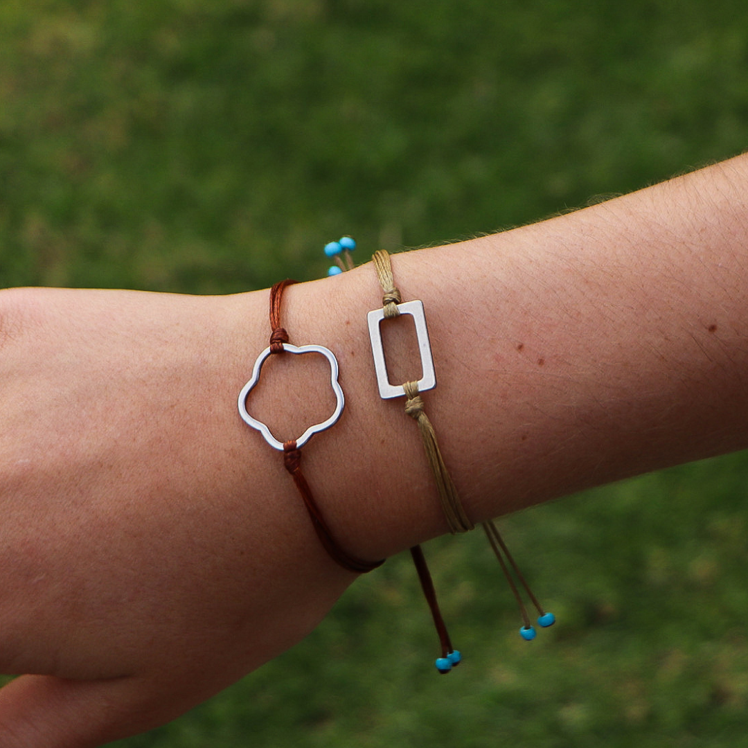 Hollow Charm on Plain Cord