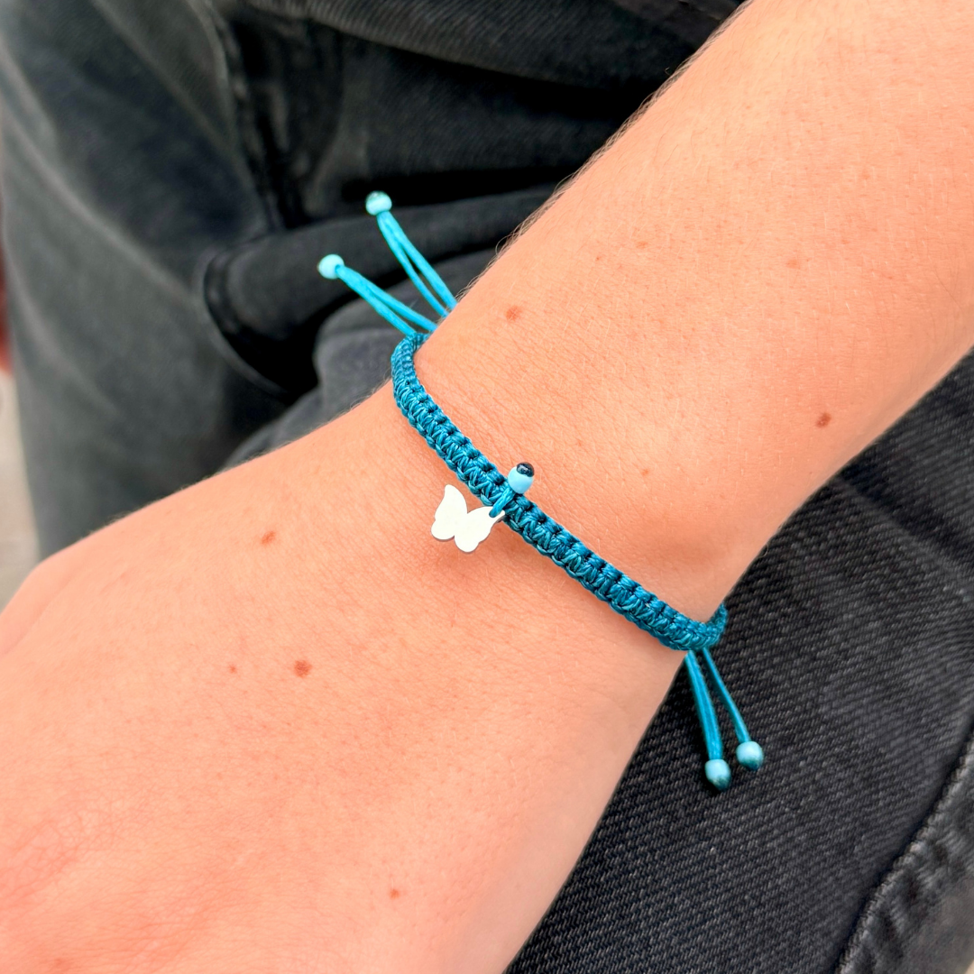 Butterfly on Box Knot Cord