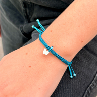 Butterfly on Box Knot Cord