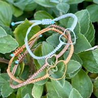 Hollow Heart on Twist Style Cord