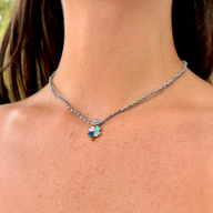 Lucky Charm on Grey Intermittent Cord