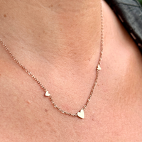 Small Hearts Necklace