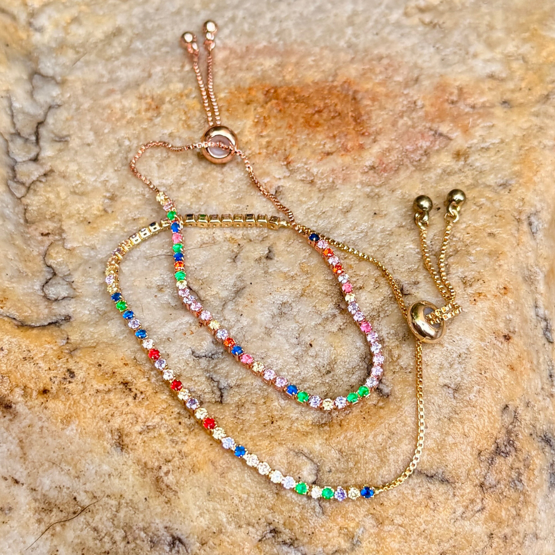 Multicolour Rhinestone Bracelet