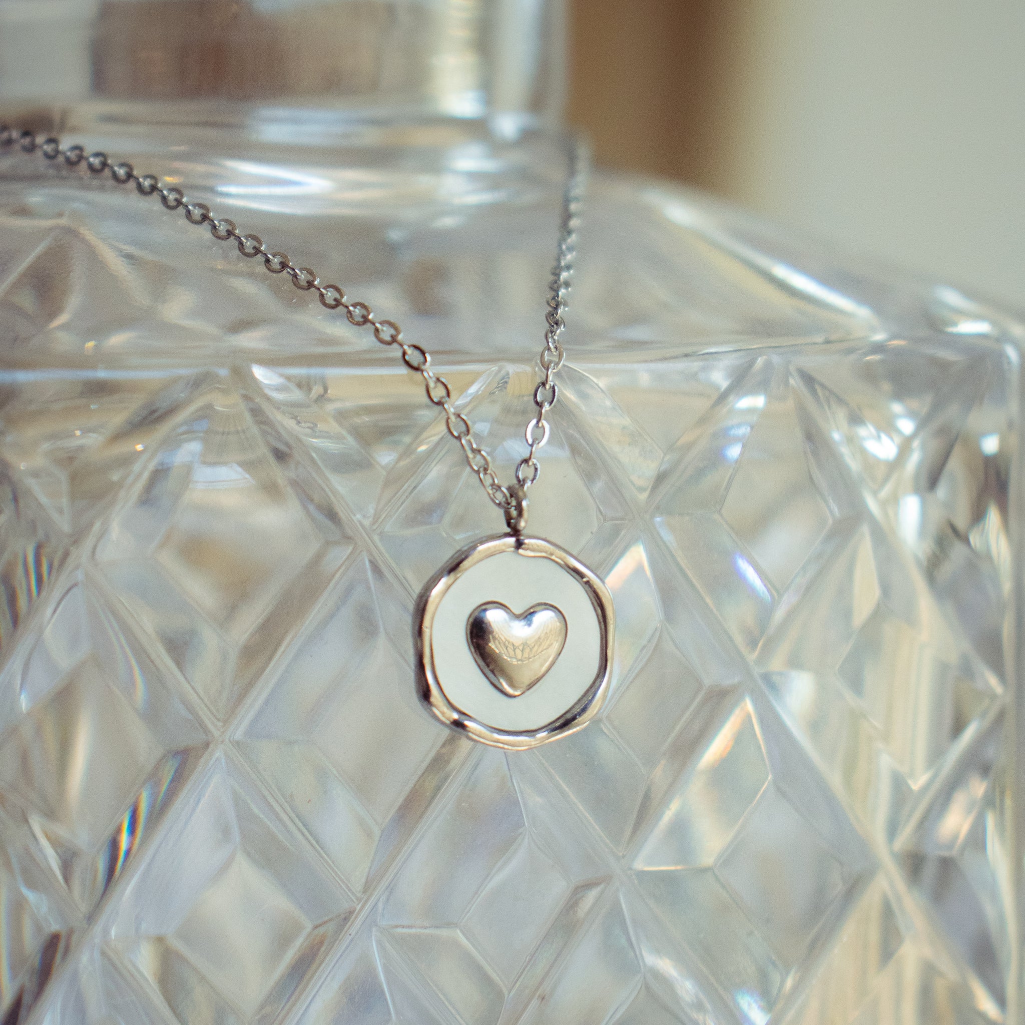 Timeless Silver Heart Necklace