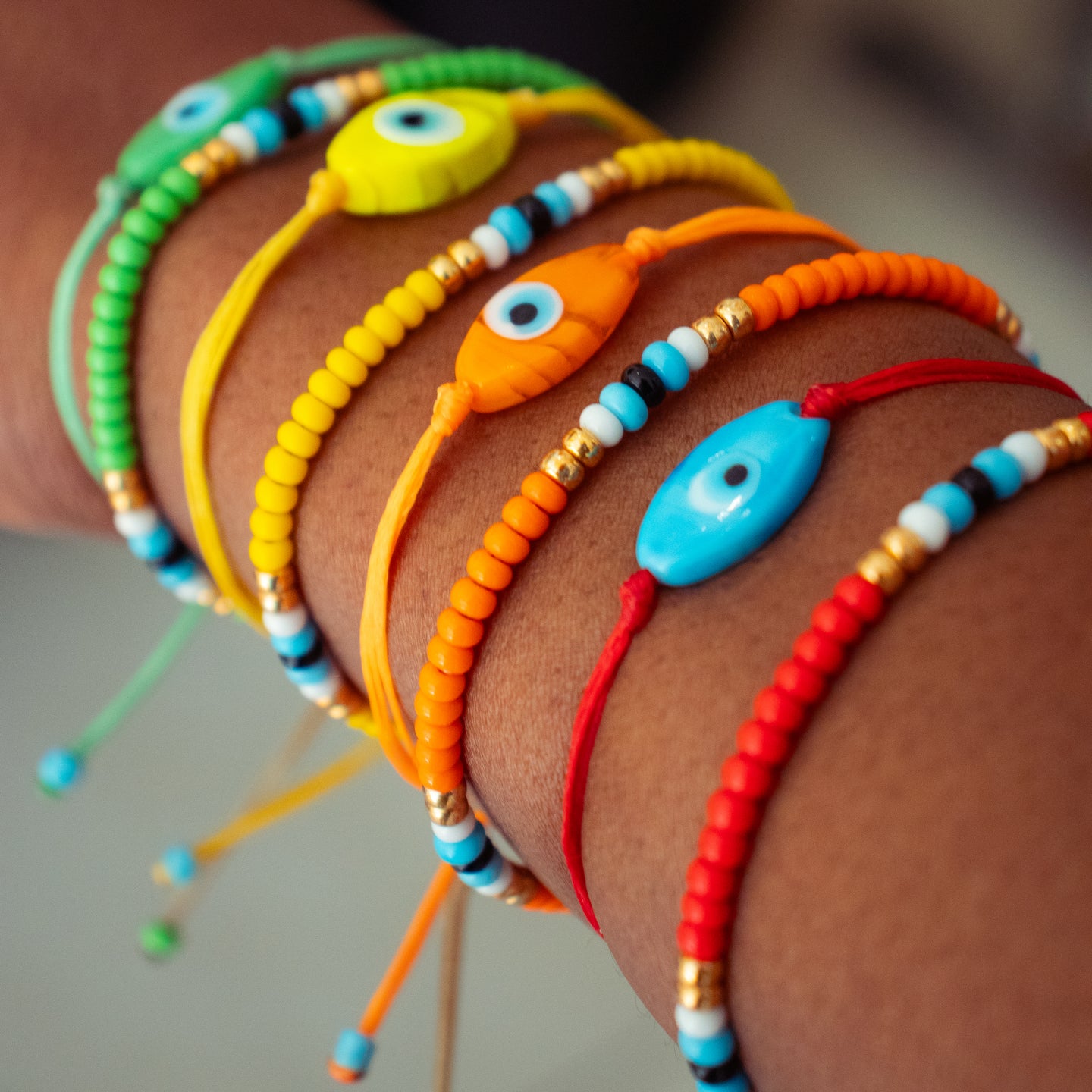 Beaded Evil Eye Bracelets Mix n' Match